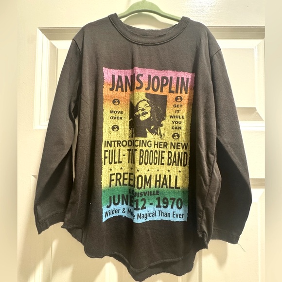 Chaser Other - CHASER NWOT SZ 6 JANIS JOPLIN LS TEE